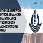 IIT Bhubaneswar MTech Advanced Maintenance Technology Admission 2025 Open